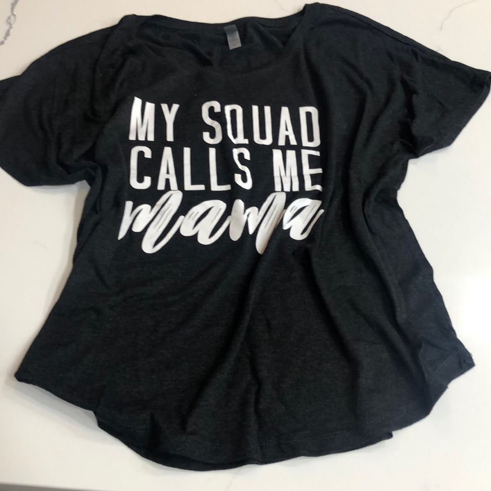 OTS Mama/pregnancy announcement slouch top